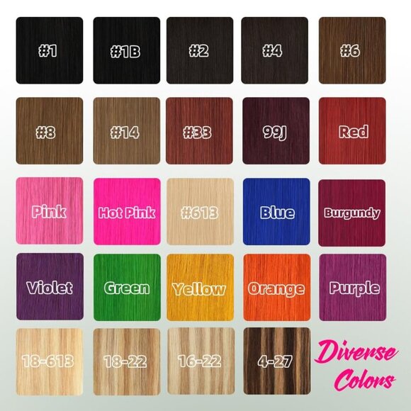 Real Human Hair Extensions Clip Ins Straight 12 Inch 80g Jet Black Natural - Picture 2 of 6